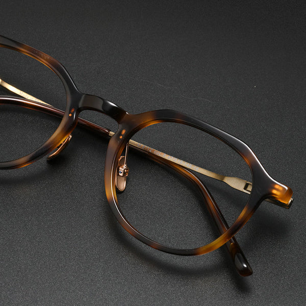 Royce Vintage Square Ultra-light Titanium Glasses Frame
