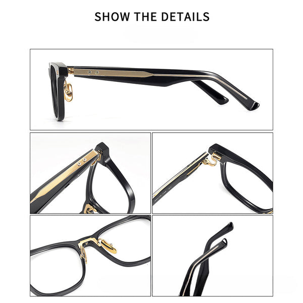 Youn Classic Square Acetate Glasses Frame