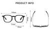 Gail Classic Square Acetate Glasses Frame