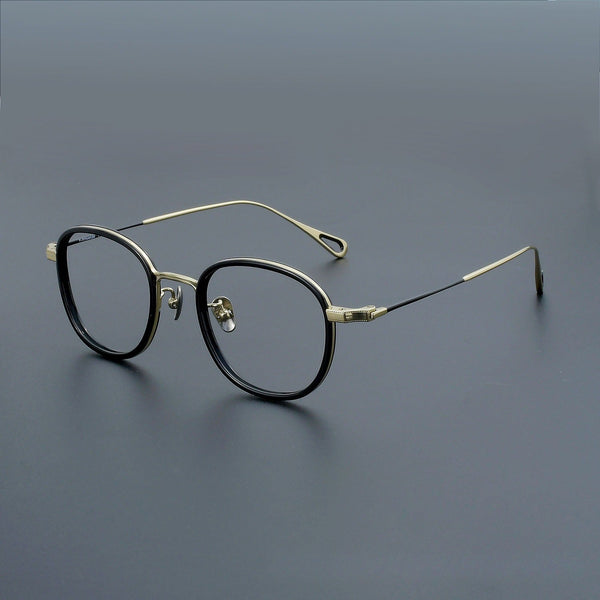 Copp Retro Square Titanium Glasses Frame