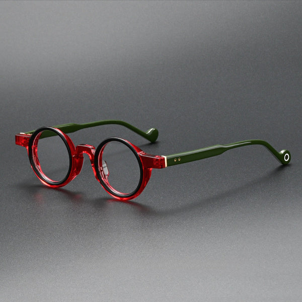 Ngo Vintage Round Acetate Glasses Frame