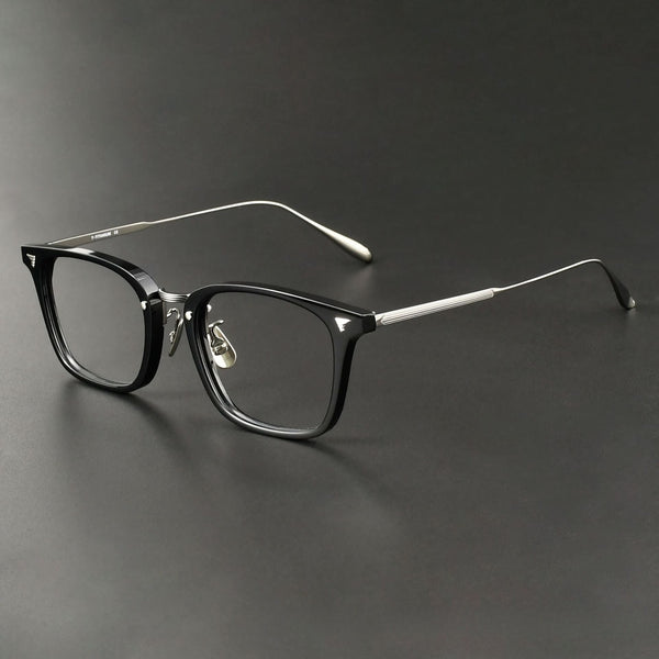Yanko Retro Rectangle Titanium Glasses Frame
