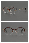 Wexler Vintage Titanium Round Glasses Frame