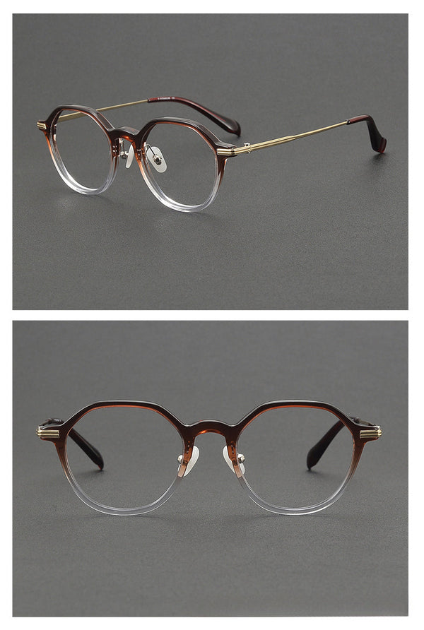 Wexler Vintage Titanium Round Glasses Frame