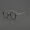 Schnurr Vintage Titanium Oval Glasses Frame
