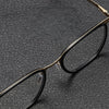 Moxley Retro Rectangle Titanium Business Glasses Frame