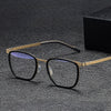 Moxley Retro Rectangle Titanium Business Glasses Frame