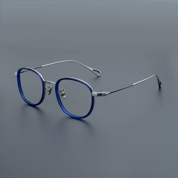 Copp Retro Square Titanium Glasses Frame
