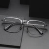 Hahn Business Square Titanium Double-bridge Glasses Frame