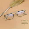 Sedra Retro Titanium Square Glasses Frame