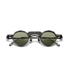 York Geometric Titanium Glasses Frame With Magnetic Sunglasses Clips