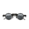 York Geometric Titanium Glasses Frame With Magnetic Sunglasses Clips