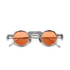 York Geometric Titanium Glasses Frame With Magnetic Sunglasses Clips