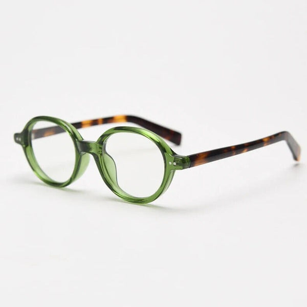 Cleve Oval TR90 Vintage Eyeglass Frame