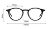 Newby Vintage Round Ultra-light Titanium Glasses Frame