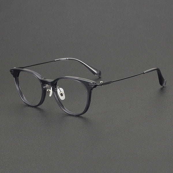 Tozo Vintage Titanium Round Glasses Frame