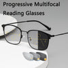 Men's Progressive Bifocal Multifocal Reading Glasses - CML30031
