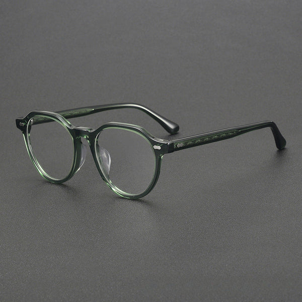Hamp Classic Geometric Acetate Glasses Frame