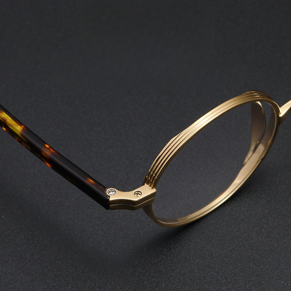 Titanium Round Glasses Frame KMN101