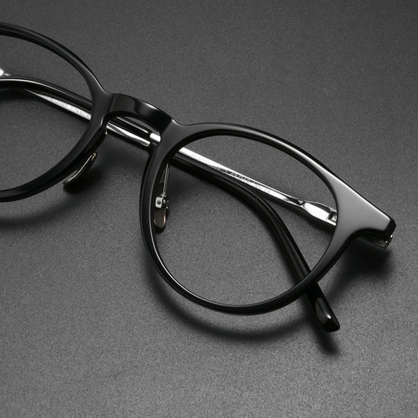 Newby Vintage Round Ultra-light Titanium Glasses Frame