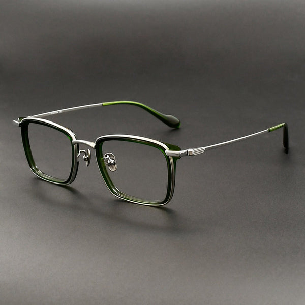 Miller Titanium Vintage Rectangle Eyeglasses Frames