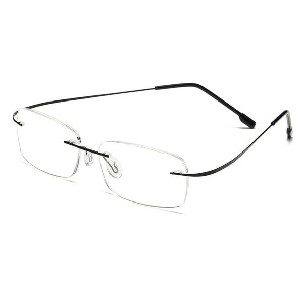Titanium Anti-Blue Light Rimless Reading Glasses - CML1289