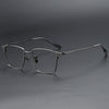 Teff Vintage Titanium Square Glasses Frame