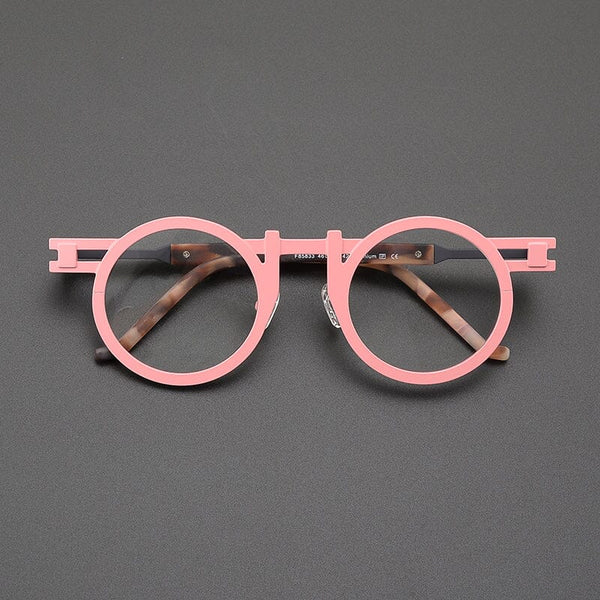 Dell Titanium Round Glasses Frame