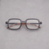 Des Vintage Black Square Glasses Frame