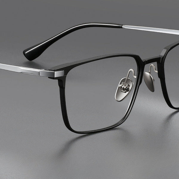Retro Titanium Square Glasses Frame ST 87011