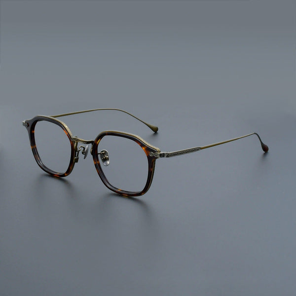 Penni Retro Square Titanium Glasses Frame