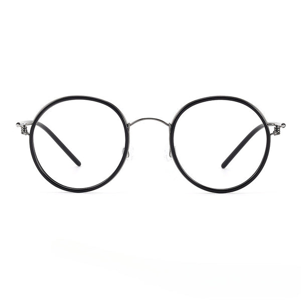 Osch Vintage Titanium Round Glasses Frame