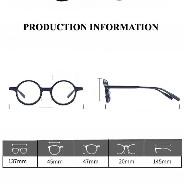 Retro frame plate glasses 98031