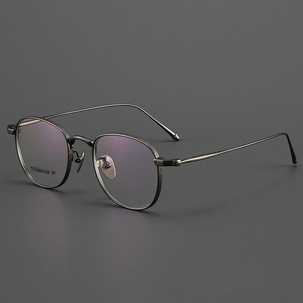 Retro Titanium Square Glasses Frame ST M3090