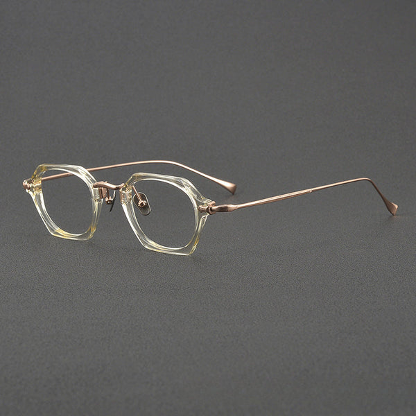 Tosta Vintage Titanium Polygon Glasses Frame