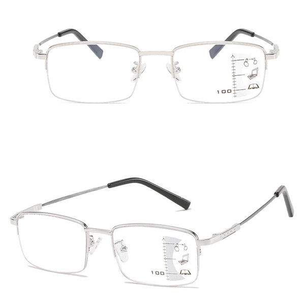 Ring Focus Progressive Multi-Focal Anti-Blue Light Reading Glasses