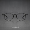 Retro Oval Titanium Ultra-Light Glasses Frame DRX2078