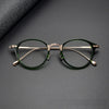 Jeron Retro Oval Titanium Glasses Frame