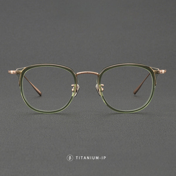 Geo Classic Square Titanium Glasses Frame