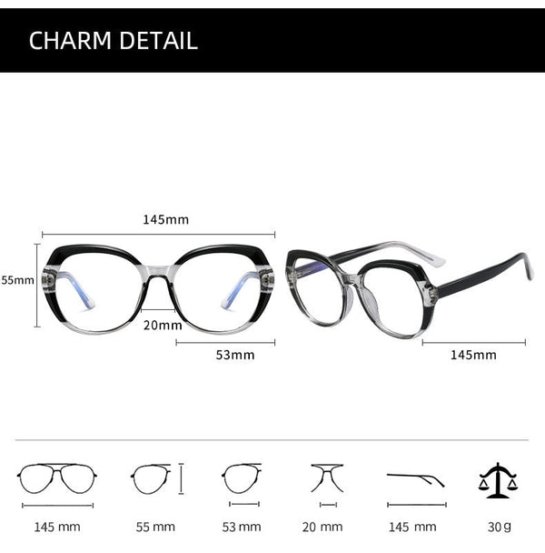 Emma Colorful Round Glasses Frame