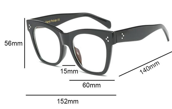 Eve Oversized Square Glasses