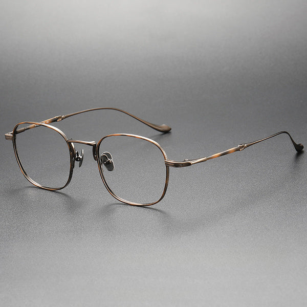 Sedra Retro Titanium Square Glasses Frame