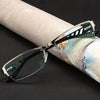 Color-Changing Business Aluminum Alloy Myopia Glasses