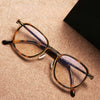 Larkin Retro Titanium Square Glasses Frame