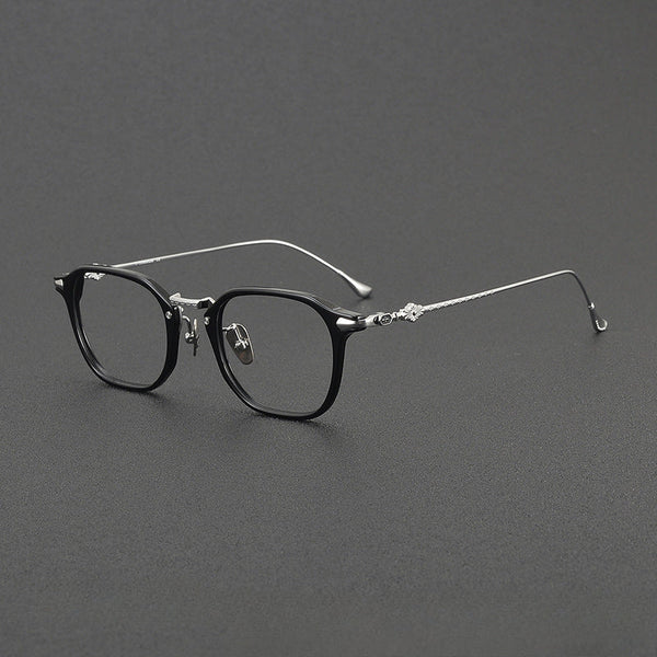 Soule Vintage Titanium Oval Glasses Frame