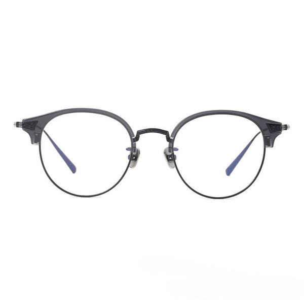 Mabry Vintage Titanium Round Glasses Frame