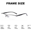 Titanium Ultra-Light Multifocal Progressive Smarth Photochromic Reading Glasses CMLH809