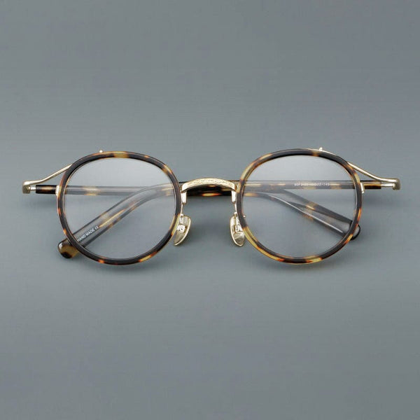 Hank Vintage Acetate Round Glasses Frame