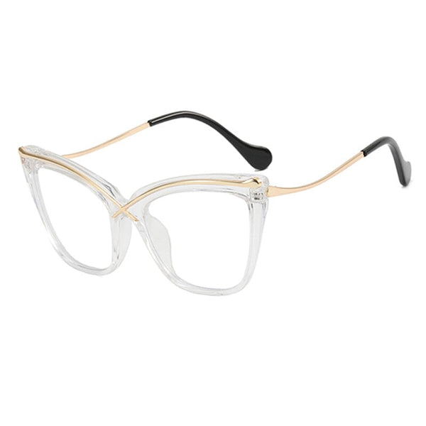 Kelsey Oversized Transparent Glasses Frame