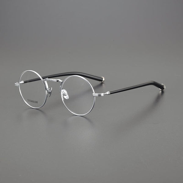 Ocello Vintage Round Titanium Glasses Frame